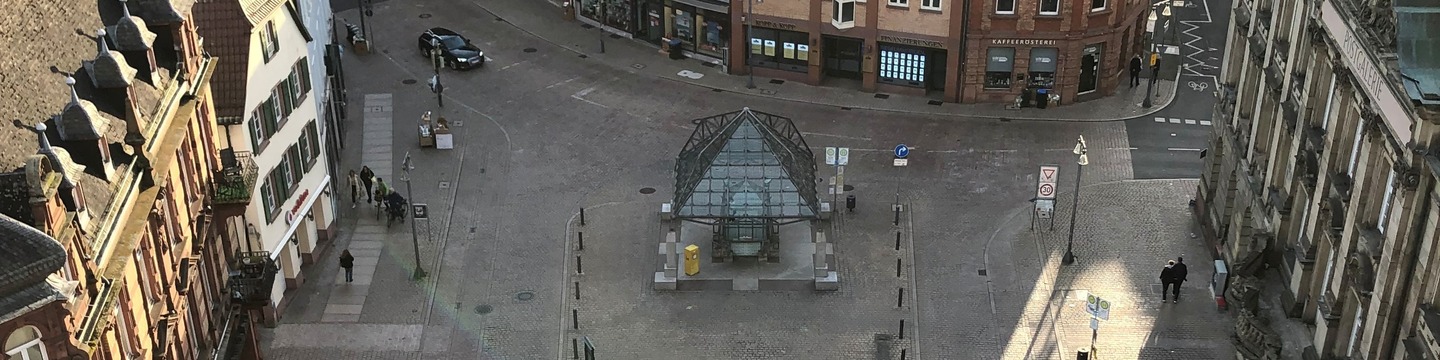 Postplatz von oben
