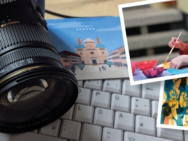 Foto mit Kamera & Fotos für den Bildwettbewerb; 